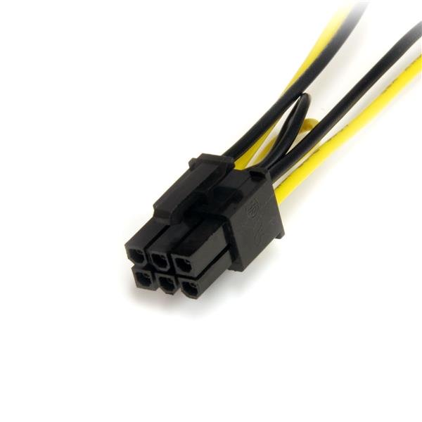 STARTECHCOM 6in SATA Power to 6 Pin PCI Express Video Card Power Cable Adapter