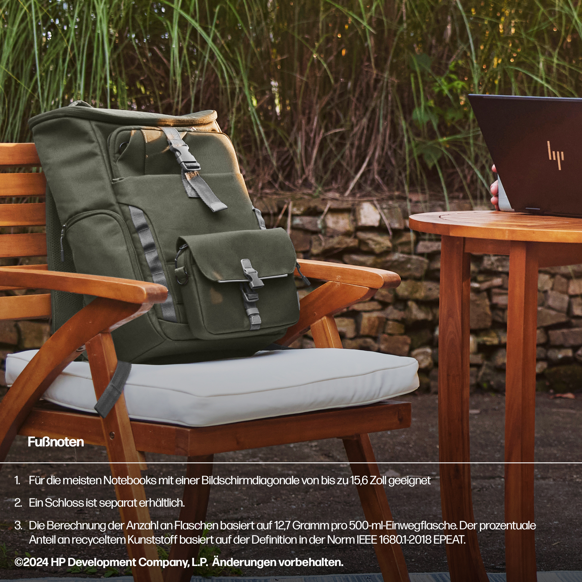 HP 39,62cm 15,6Zoll Modular Laptop Backpack P