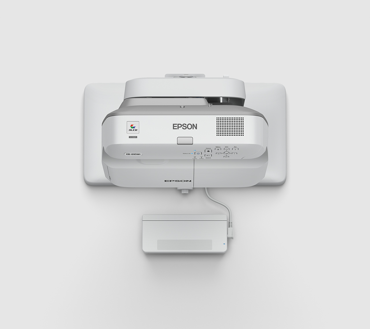 EPSON EB695Wi 3LCD WXGA interactive ultra short throw projector 1280x800 1610 3500 lumen 16W speaker