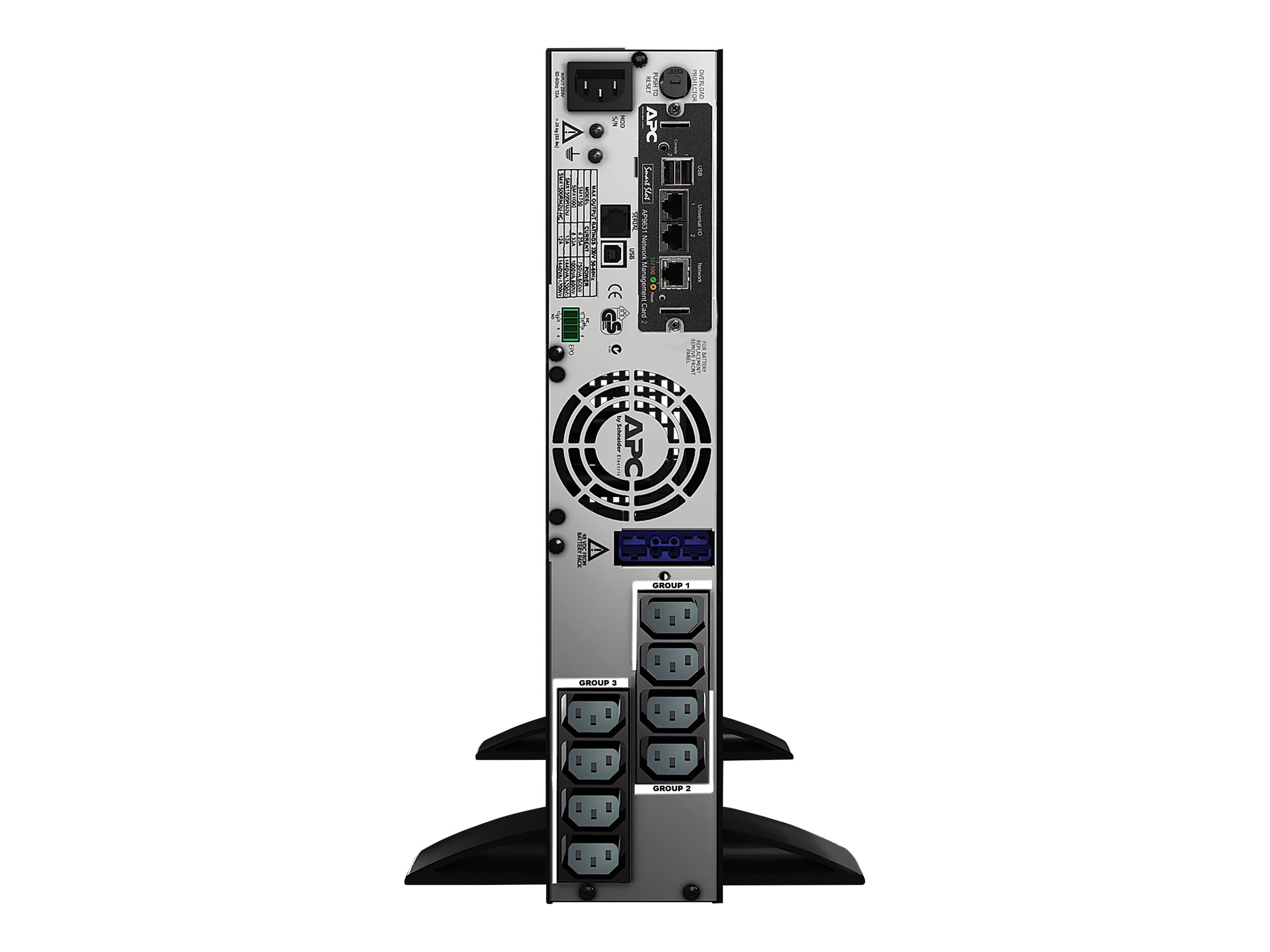 APC Smart-UPS X 1500VA LCD 230V Rack/Tower LCD 230V  Network Card RS-232 cable USB cable