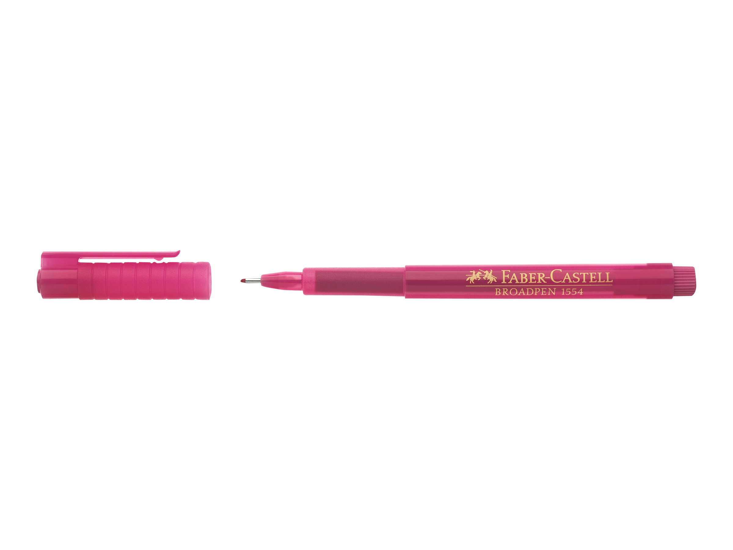 FABER-CASTELL Broadpen Document 1554 Fineliner pink 0,8 mm, 1 St. FABER-CASTELL Broadpen Document 1554 Fineliner pink 0,8 mm, 1 St.