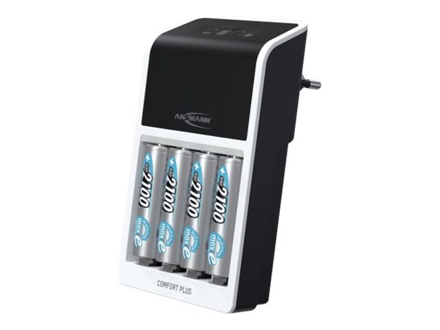 ANSMANN Comfort Plus AkkuLadegeraet inkl Akkus