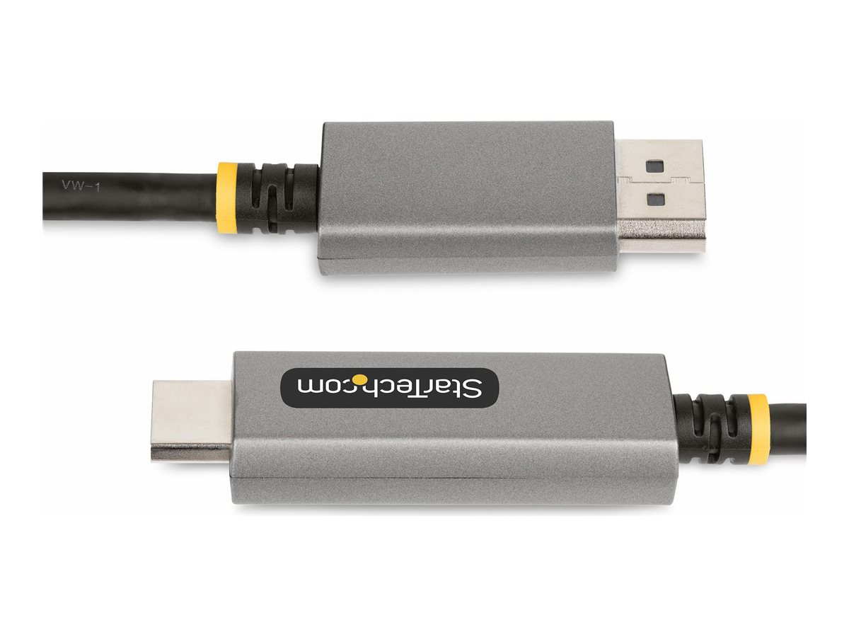 STARTECH.COM 2m DisplayPort 1.4 auf HDMI 2.1 Adapterkabel 8K 60Hz 4K 144Hz HDR10 Konverter/Adapter DisplayPort PC zu HDMI-Monitor