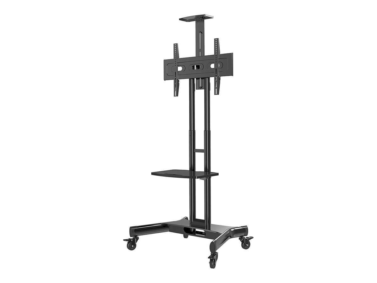 NEOMOUNTS SELECT Rollwagen Flor Stand 81-190,5cm 32-75Zoll bis 45kg VESA600x400 schwarz NEOMOUNTS SELECT Rollwagen Flor Stand 81-190,5cm 32-75Zoll bis 45kg VESA600x400 schwarz