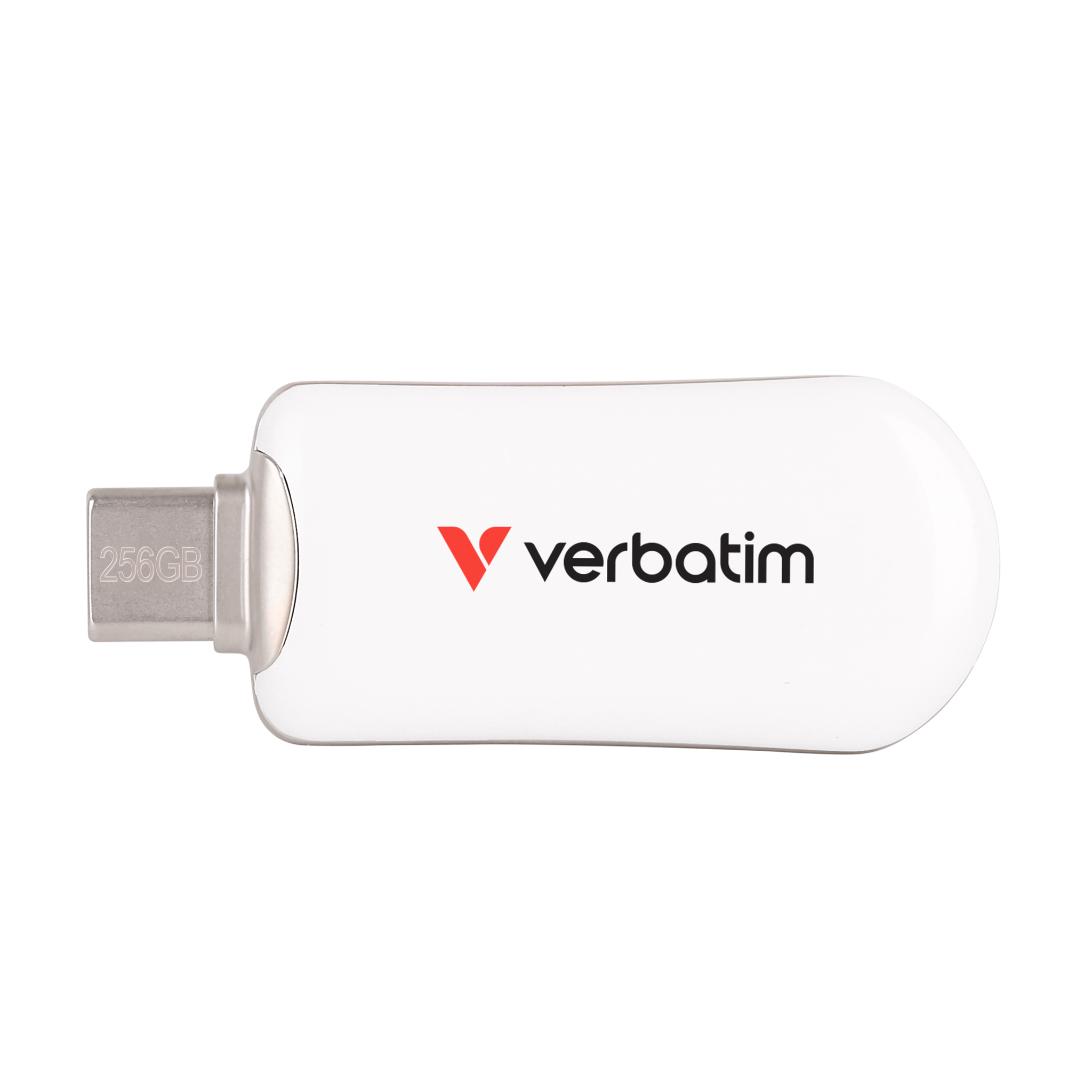 Verbatim Plectra White 256GB USBC Flash Drive 30230