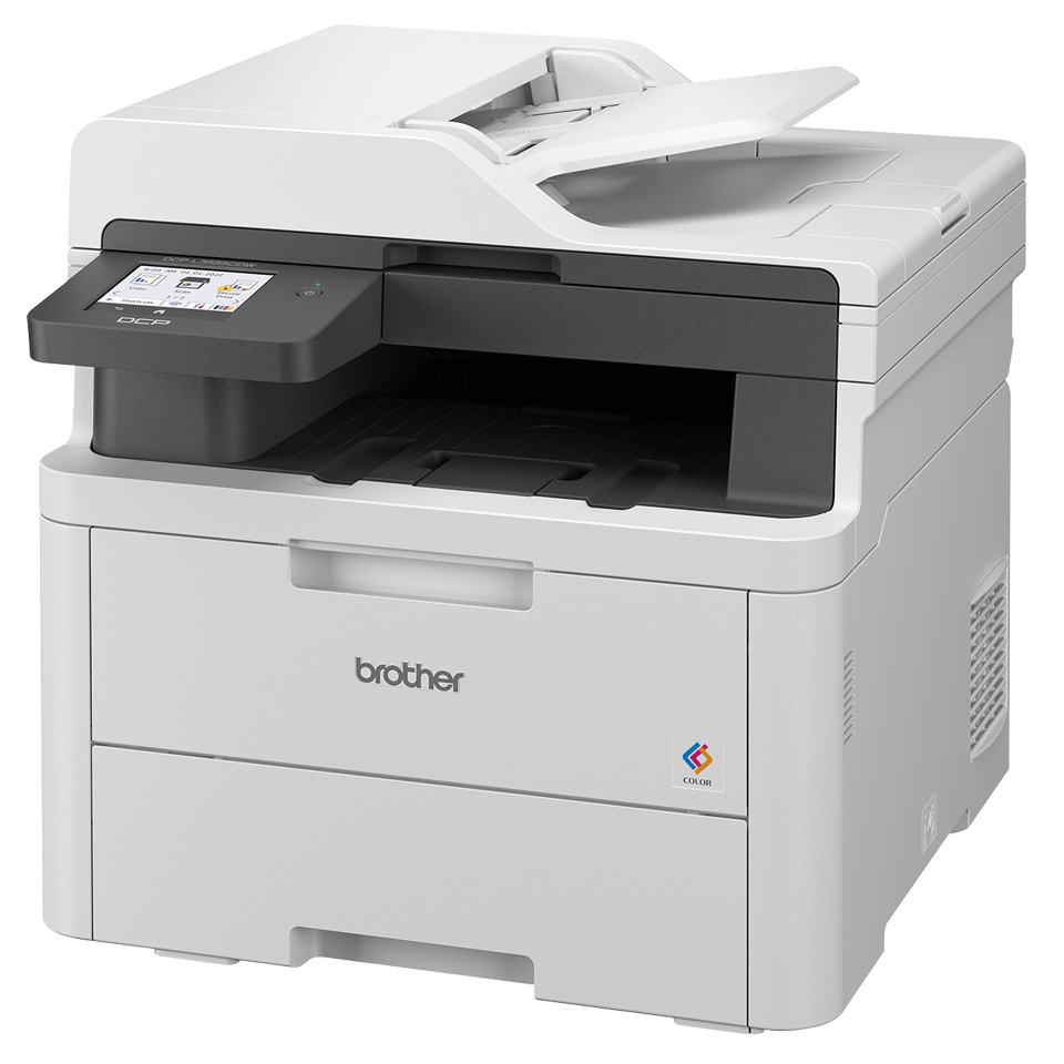 brother DCPL3555CDW 3 in 1 FarblaserMultifunktionsdrucker grau