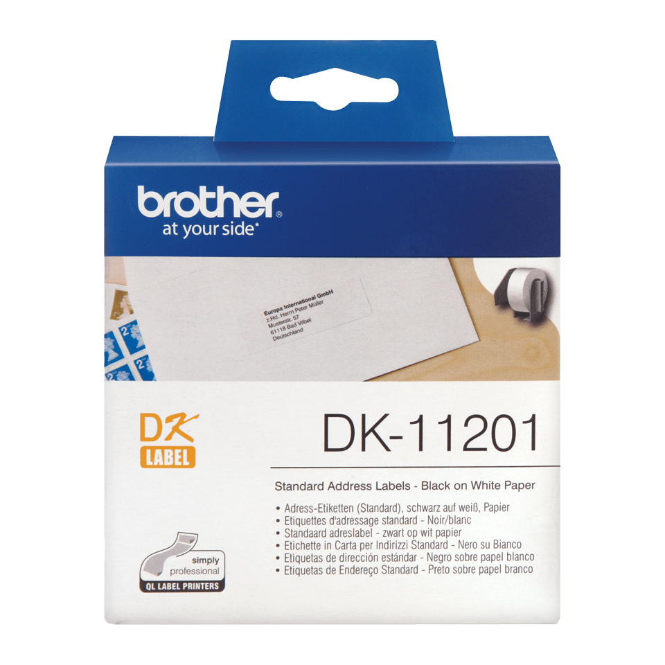 DK11201 BROTHER QL550 Etikettenrolle