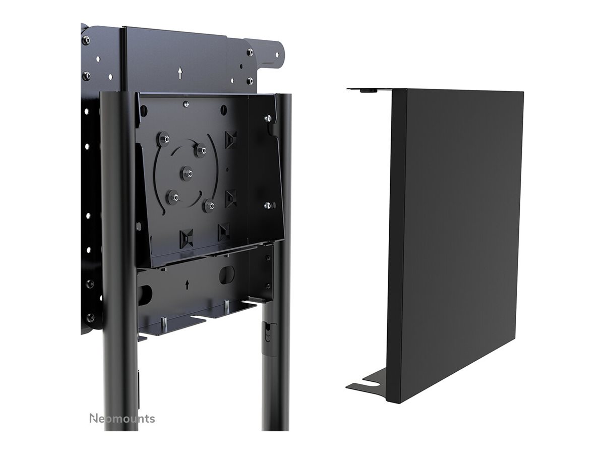 NEOMOUNTS TV/Monitor FloorStand Rollwagen 94-177,8cm 30-70Zoll max 70kg Höhe 137cm Neigbar Rotierbar schwarz