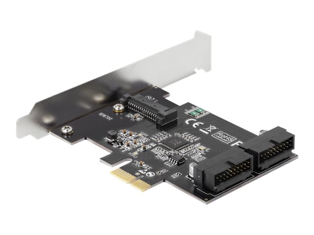 Delock PCI Express Karte zu 2 x intern USB 30 Pfostenstecker