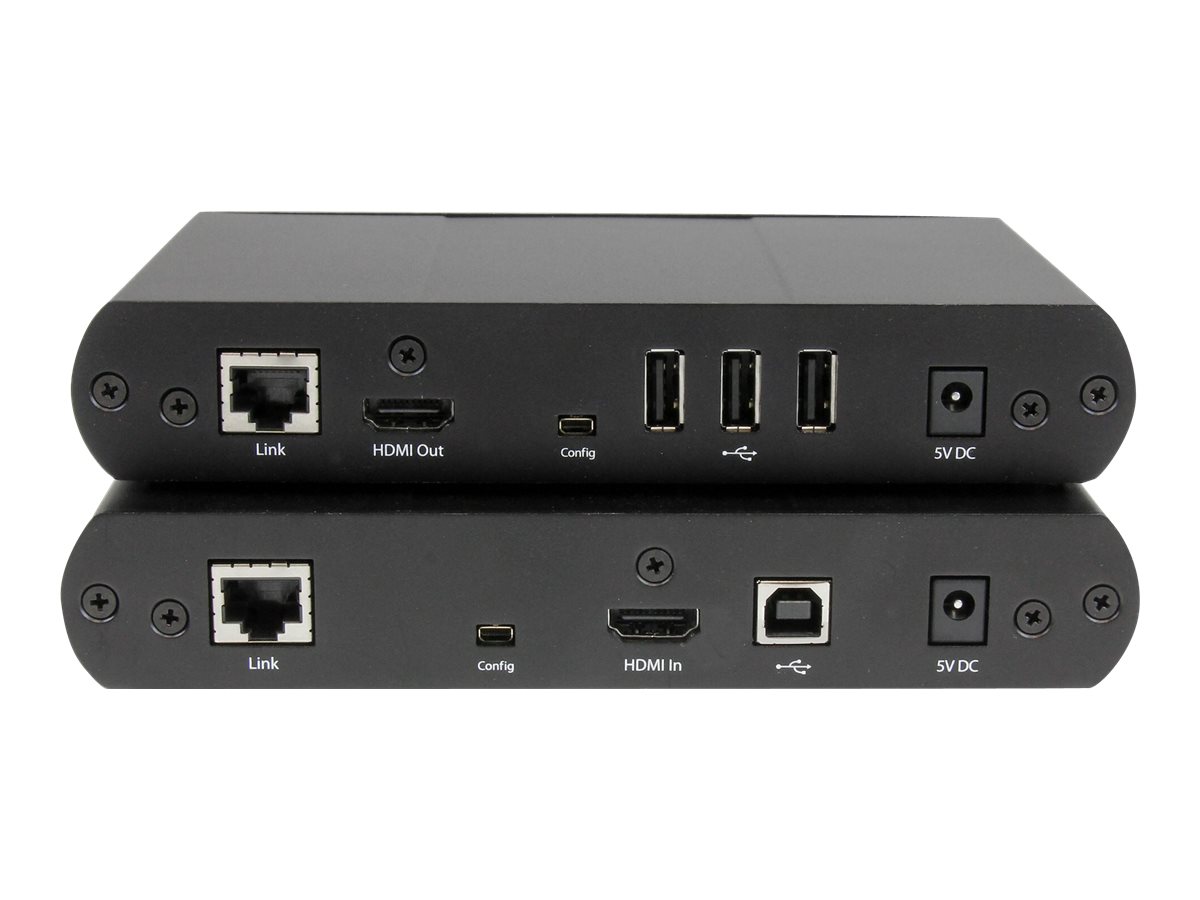 STARTECH.COM USB HDMI über Cat5e / 6 KVM Konsolen Extender mit 1080p unkomprimiertem Video - 100m -  Cat5e Cat6 Video KVM-Extender