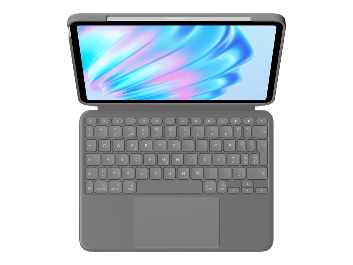 LOGITECH Combo Touch iPad Air 11inch M2 OXFORD GREY (CH)