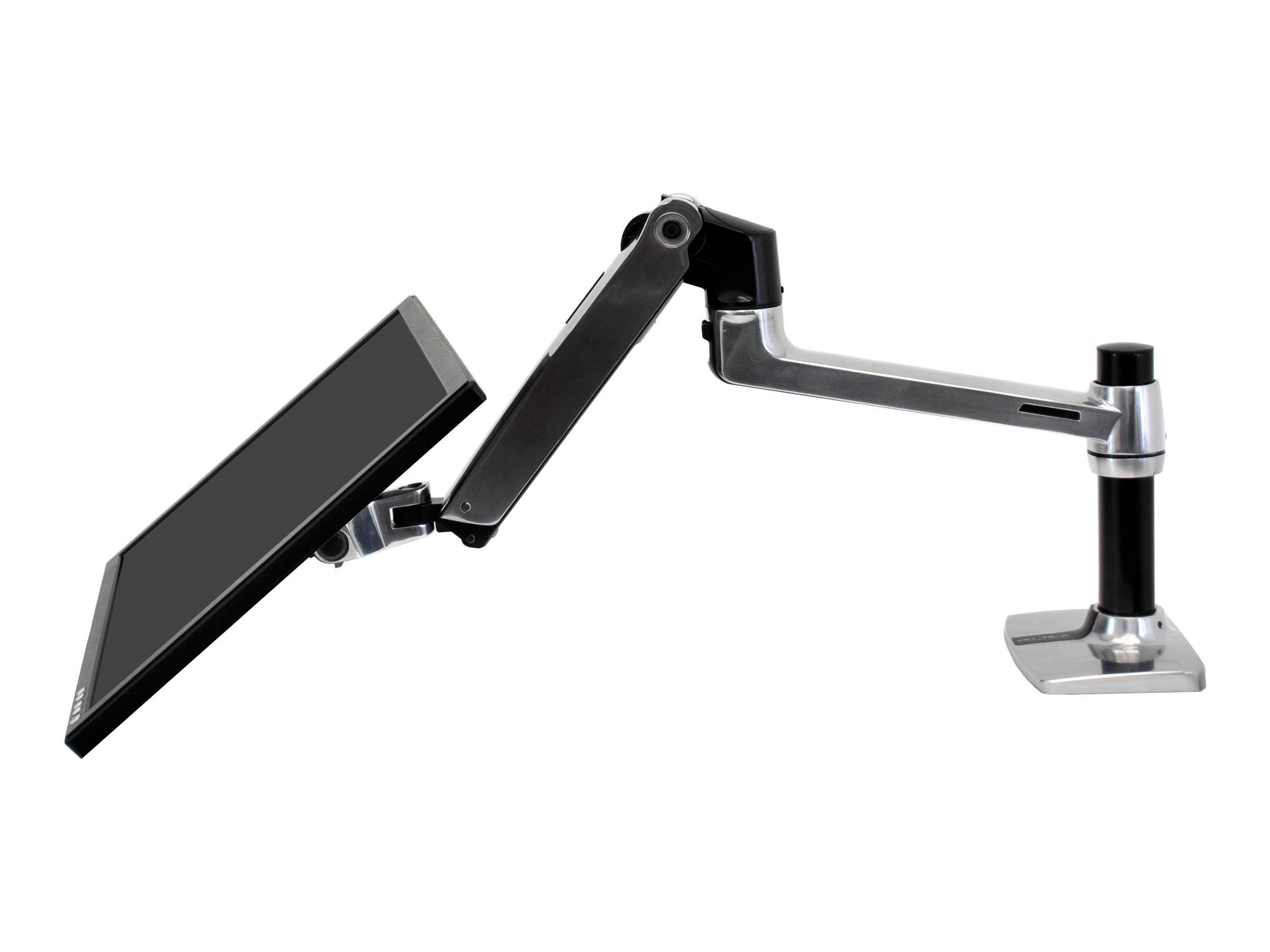 ERGOTRON LX LCD Arm fuer Tischmontage poliertes Alu bis 34 max. 11,3 kg. VESA 75x75mm 100x100mm neigen schwenken drehen