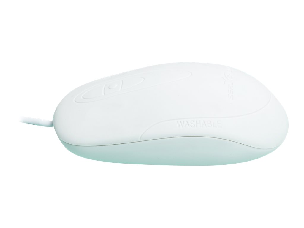 GETT SealShield SSM3 Silikon Maus Scrollfunktion IP68 wasserdicht desinfizierbar optisch USB Farbe: weiss GETT SealShield SSM3 Silikon Maus Scrollfunktion IP68 wasserdicht desinfizierbar optisch USB Farbe: weiss