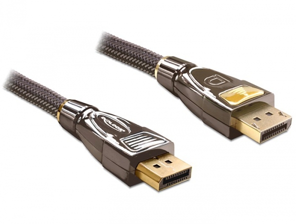 DELOCK Kabel DP St-St ger/ger. Premium 2m DELOCK Kabel DP St-St ger/ger. Premium 2m