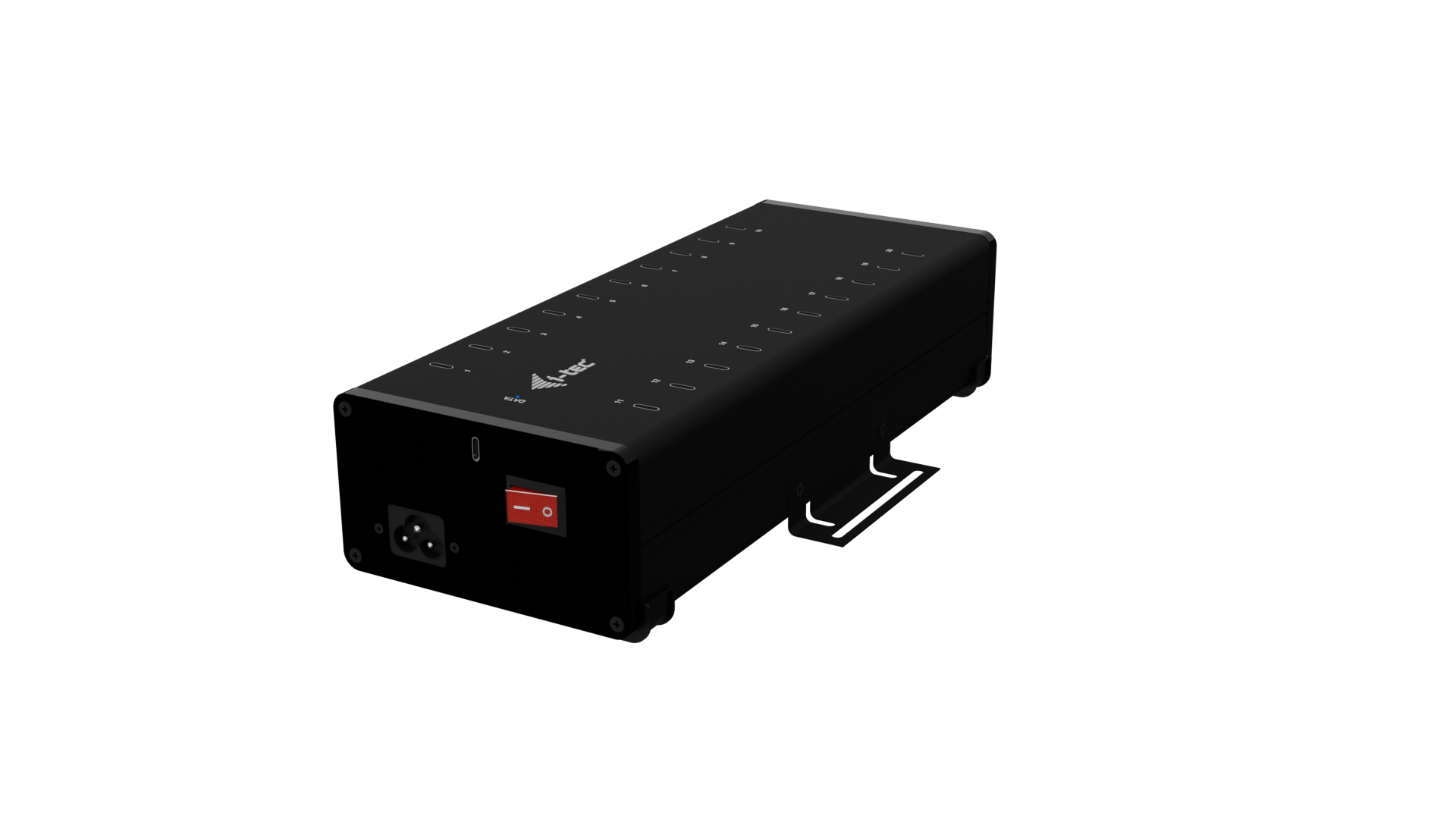 ITEC USBCUSBA Metal ChargingData HUB 15W pro Port 20x USBC integriertes Netzteil 360W