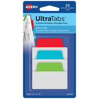 AVERY Zweckform UltraTabs Multi-Use Haftmarker farbsortiert 24 Blatt AVERY Zweckform UltraTabs Multi-Use Haftmarker farbsortiert 24 Blatt
