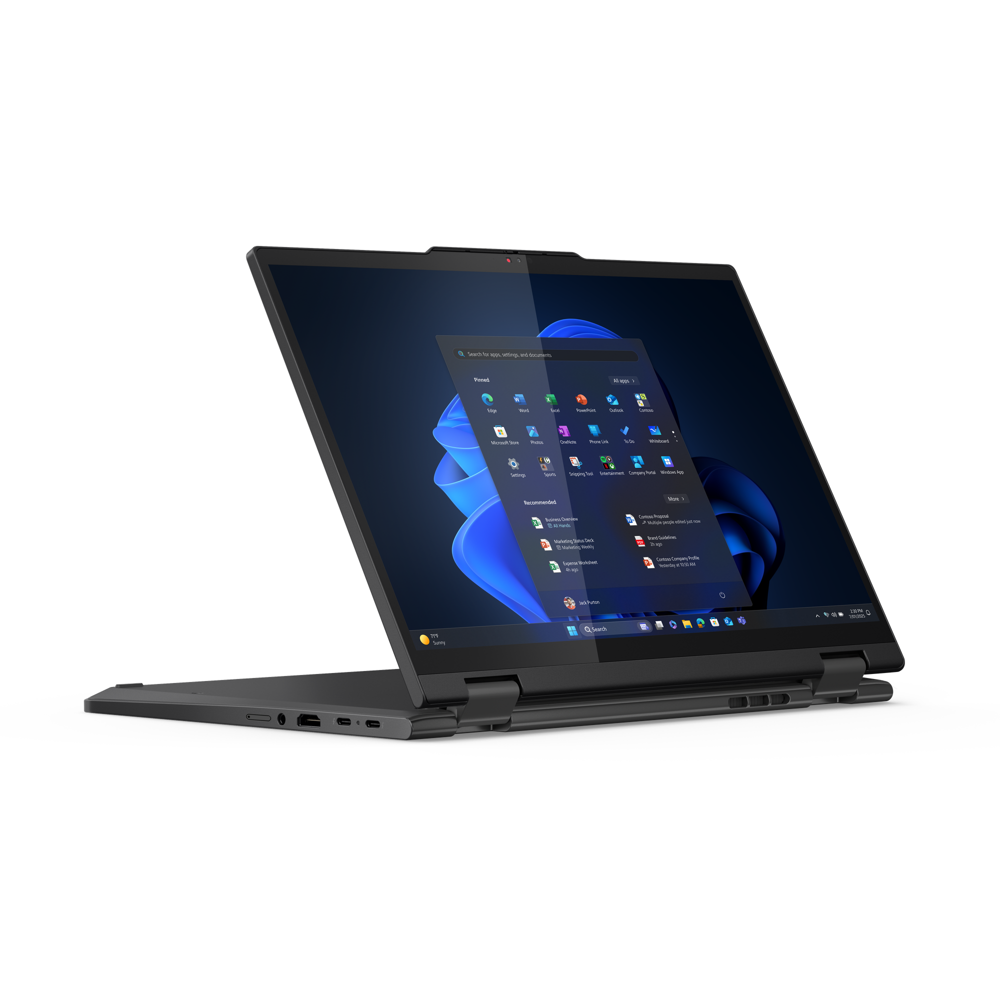 LENOVO ThinkPad T14s 2in1 G1 Intel Core Ultra 5 225U 35,56cm 14Zoll WUXGA IPS LP 16GB 512GB SSD UMA 4G AI PC W11P Black