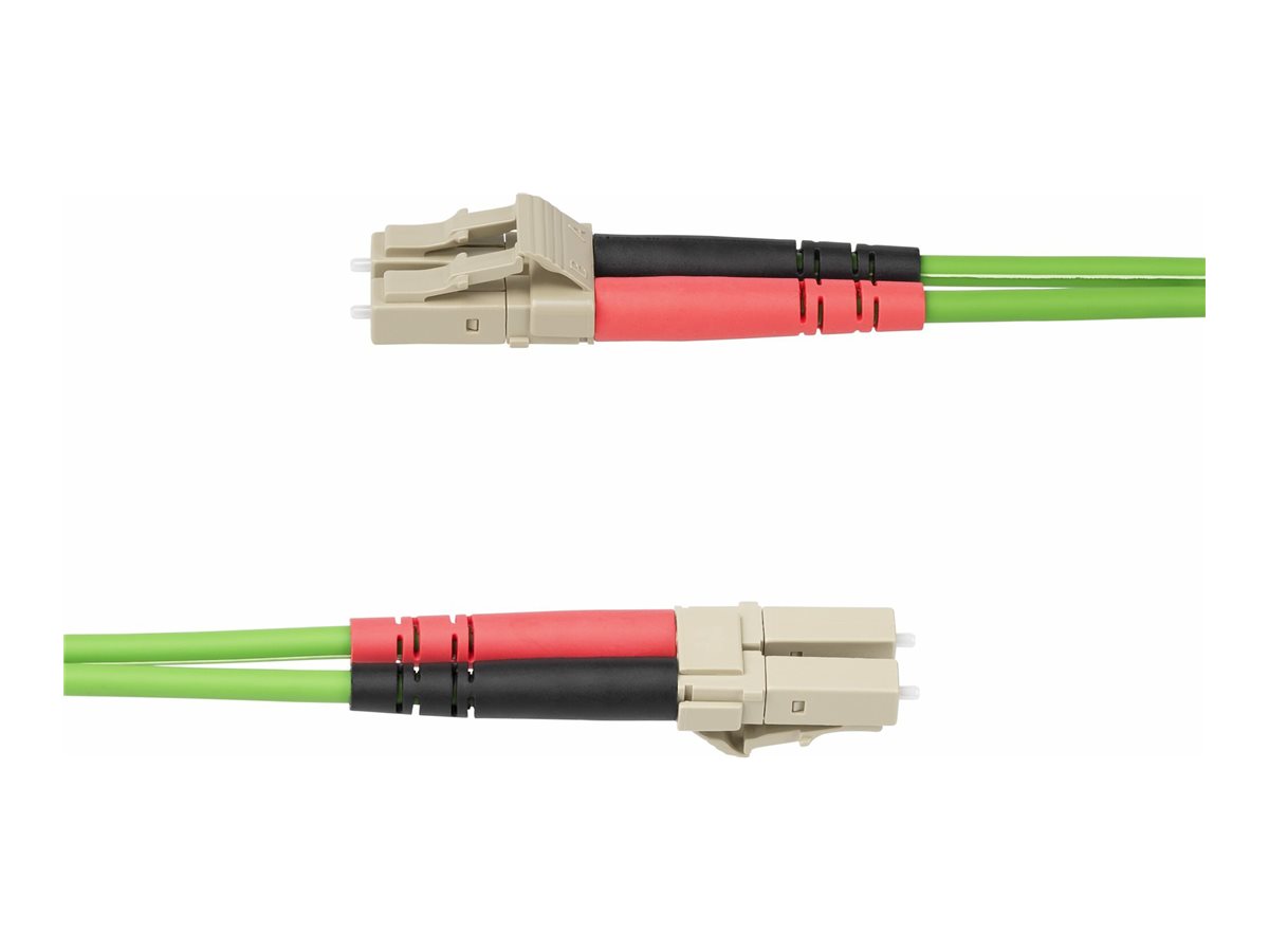 STARTECH.COM 3m LC zu LC UPC OM5 Multimode Glasfaserkabel Duplex LOMMF Zipcord 40G/100G LSZH LWL Verlegekabel/Patchkabel