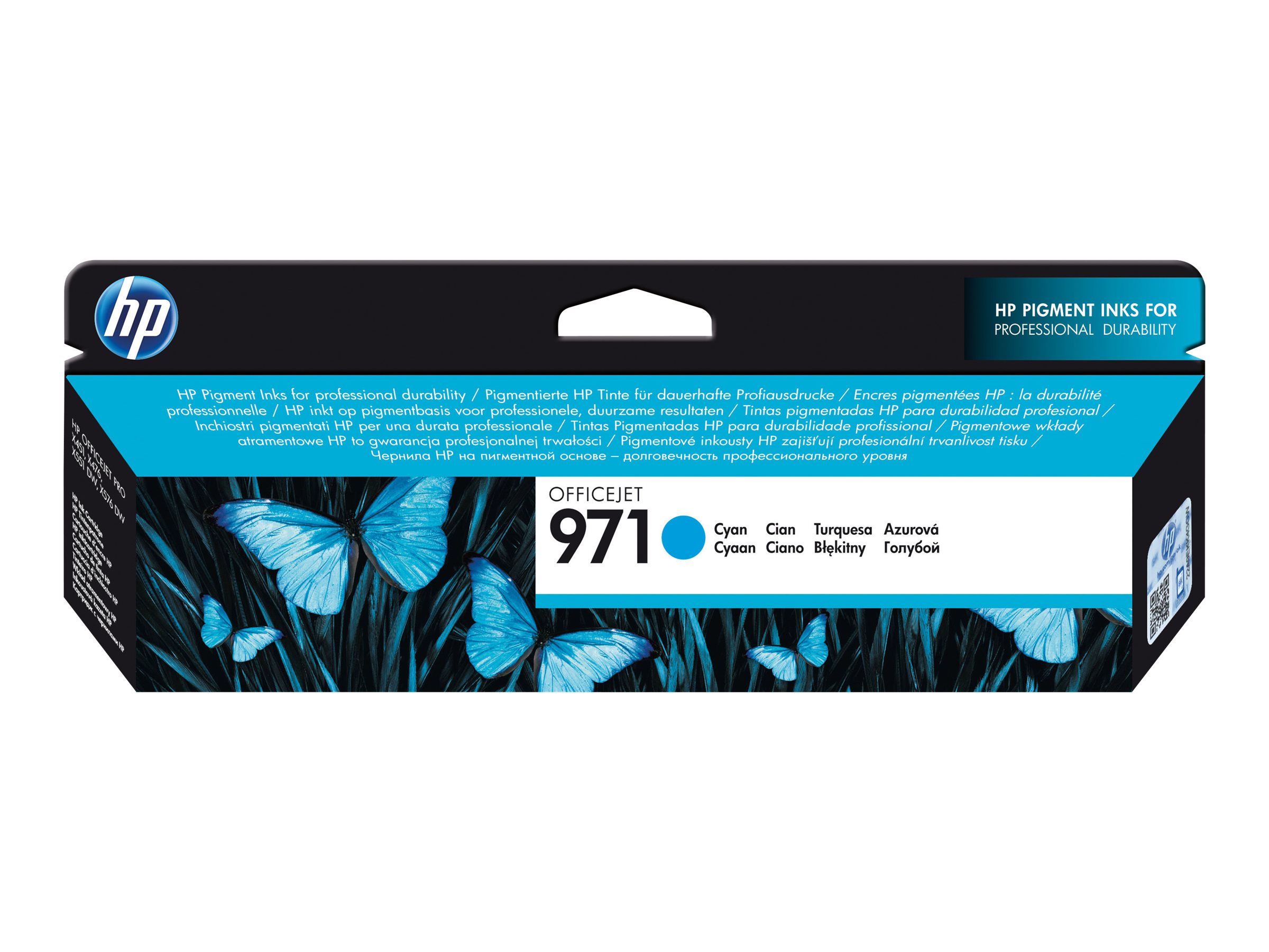HP 971 Original Tinte cyan Standardkapazitaet 2.500 Seiten 1er-Pack HP 971 Original Tinte cyan Standardkapazitaet 2.500 Seiten 1er-Pack