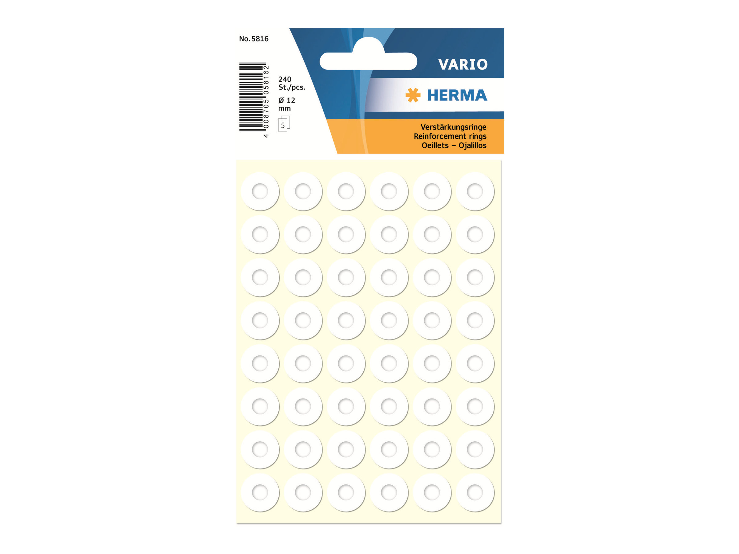 240 HERMA Lochverstaerker weiss 240 HERMA Lochverstaerker weiss