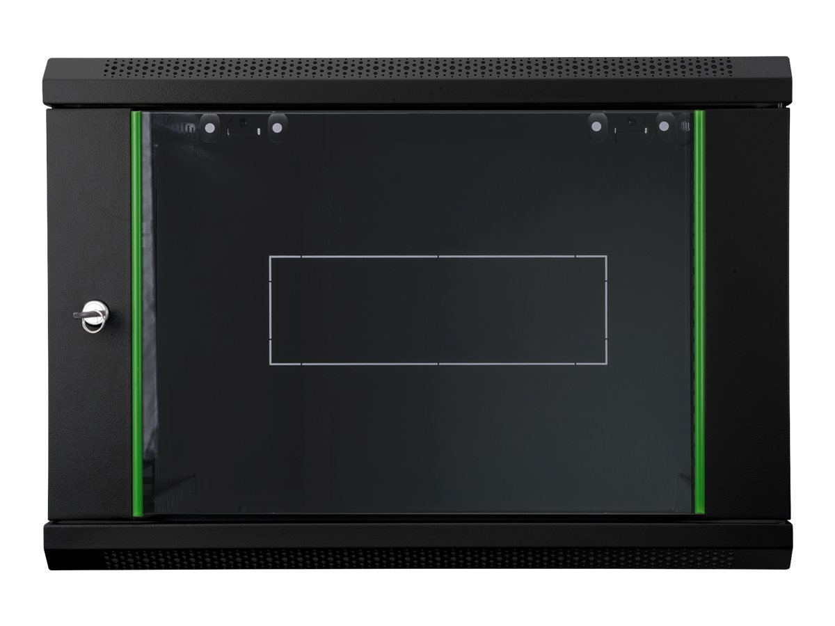 DIGITUS DN-19 12-U-EC-SW 12HE Wandgehäuse 638x600x450mm Farbe Schwarz RAL 9005