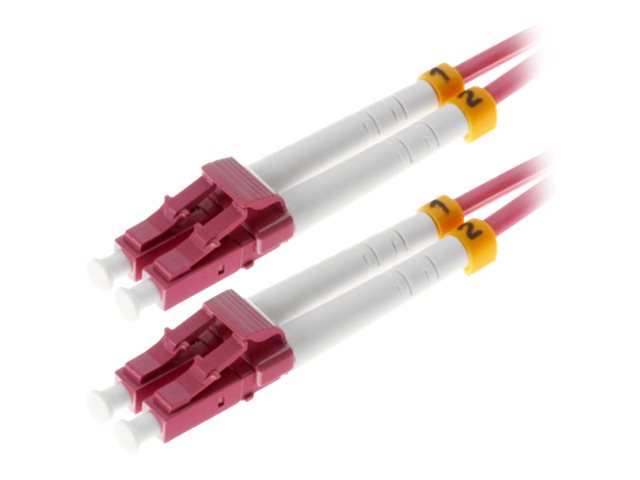 Helos LWL Patchkabel OM4 Duplex LC-LC 0,5m