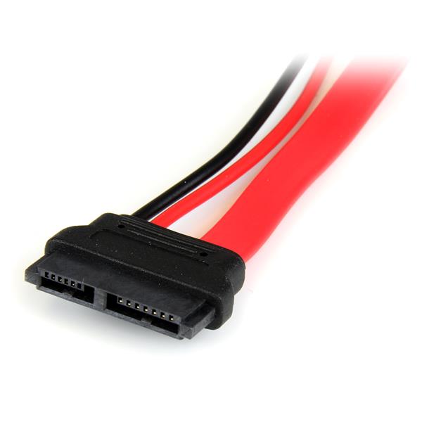 StarTech.com Slimline SATA zu SATA Adapter 15cm mit Strom