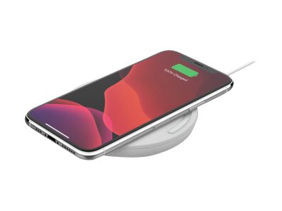 10W Wireless Charging Pad mit Micro-USB Kabel & NT weiß 10W Wireless Charging Pad mit Micro-USB Kabel & NT weiß