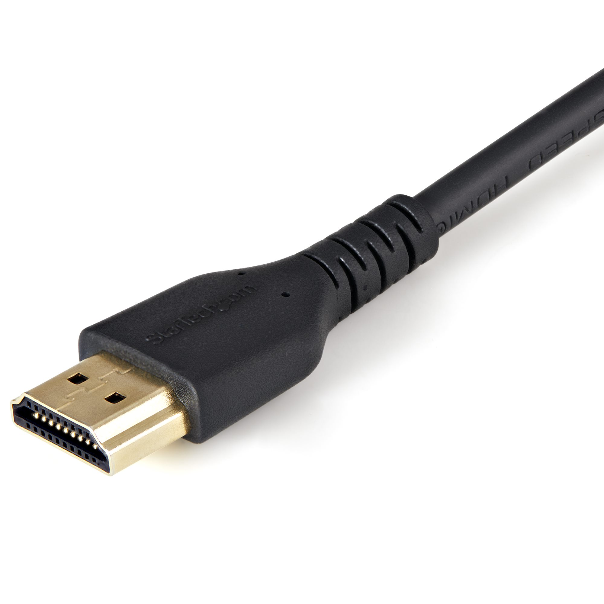 STARTECHCOM 1m HDMI Cable with Locking Screw 4K 60Hz HDR High Speed HDMI 20 Monitor Cable with Ethernet MM