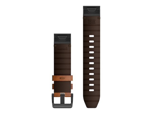 Ersatzarmband QuickFit 22mm Leder Braun/Schiefergrau Ersatzarmband QuickFit 22mm Leder Braun/Schiefergrau