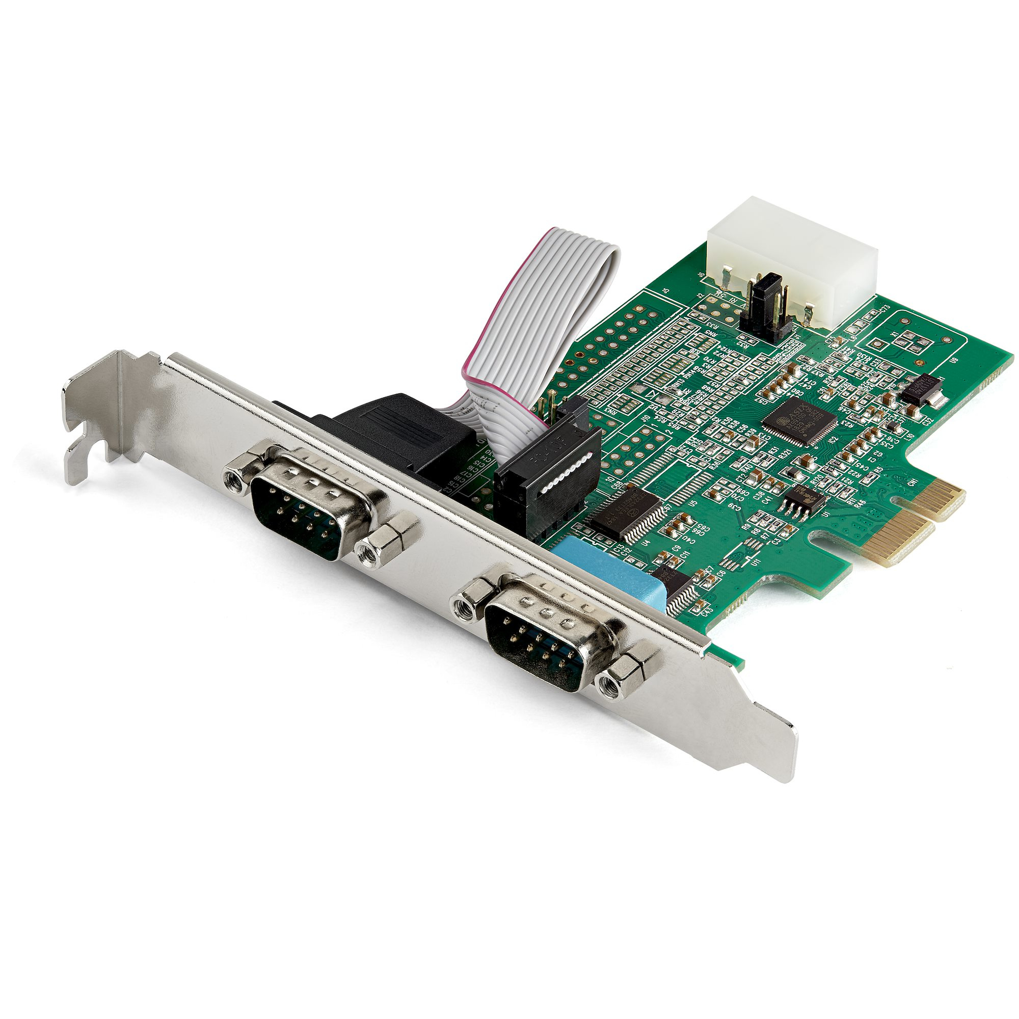 STARTECHCOM 2 Port PCI Express serielle Schnittstellenkarte 16950 UART 256ByteFIFOCache Adapterkarte