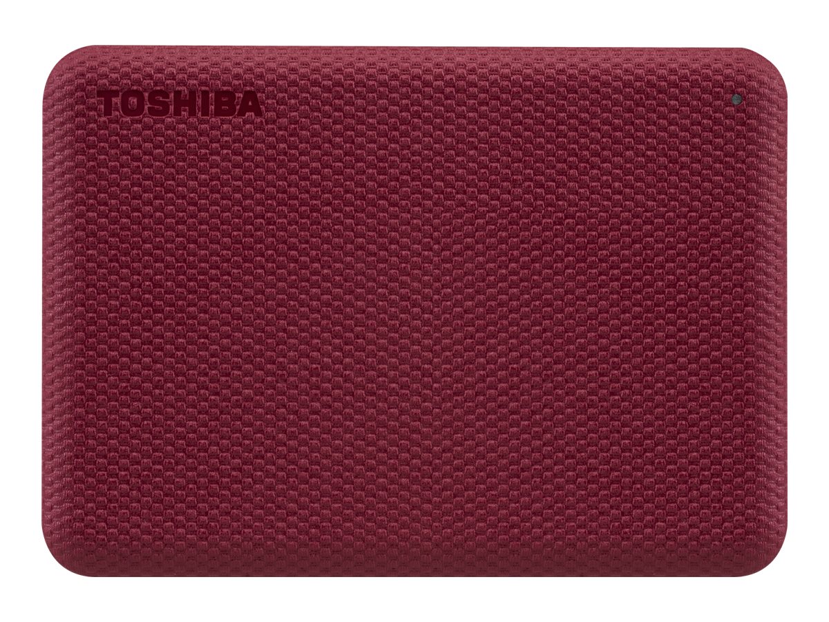 TOSHIBA Canvio Advance 1 TB externe HDD-Festplatte rot TOSHIBA Canvio Advance 1 TB externe HDD-Festplatte rot