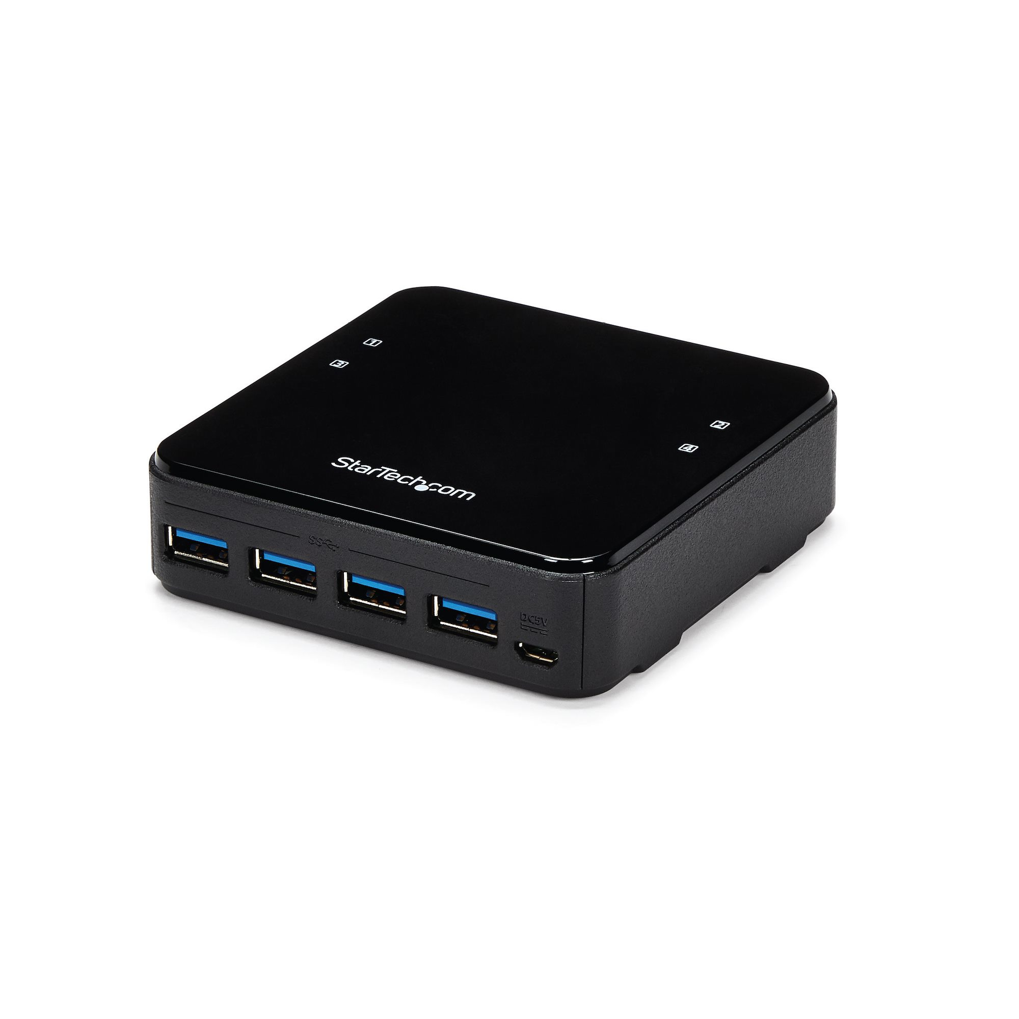STARTECHCOM USB 30 Sharing Switch 4x4 für Peripheriegeräte USB Umschalter für Mac Windows Linux 4 Port USB 30 Switch