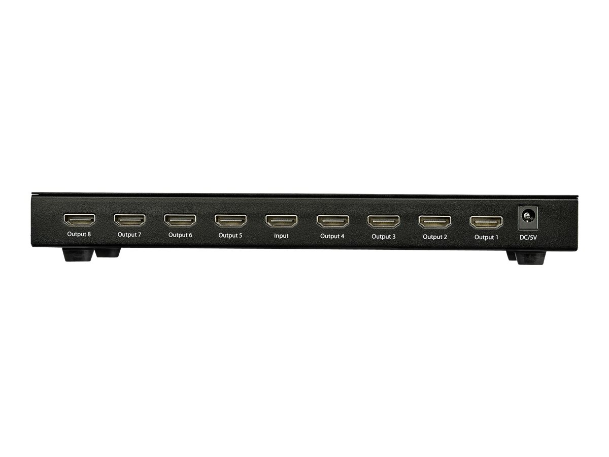 StarTech.com 8 Port 4K 60Hz HDMI Splitter - HDR Unterstützung - 7.1 Surround Audio Sound - HDMI Verteiler - Video-/Audio-Splitter
