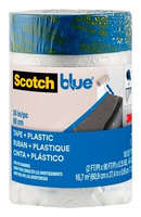Scotch Blue Abdeckpapier Nachfuellrolle transparent 60,9 cm x 27,4 m 1 Rolle