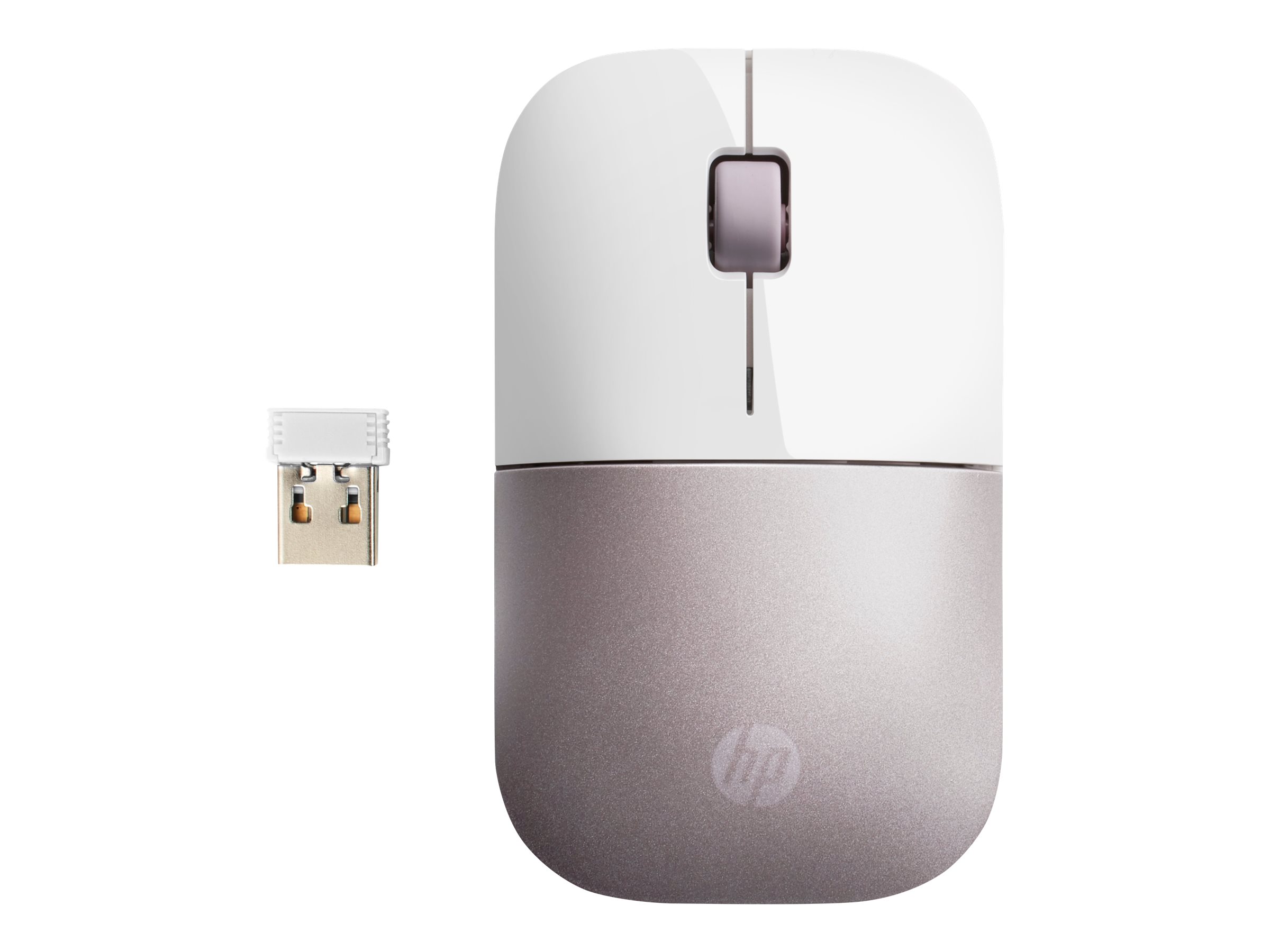 HP Z3700 Wireless Mouse - Tranquil Pink/White HP Z3700 Wireless Mouse - Tranquil Pink/White