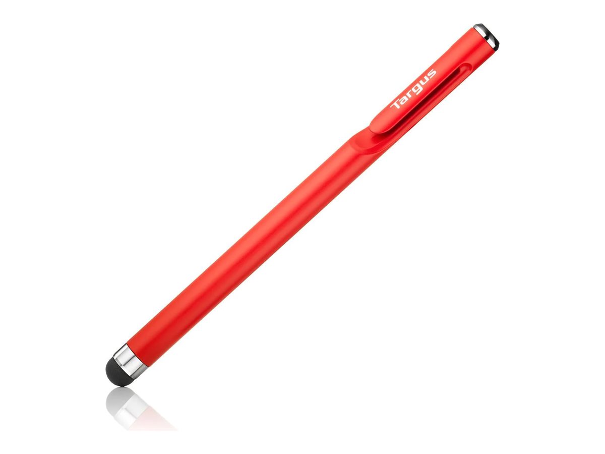 ANTIMICROBIAL STYLUS EMBEDDED CLIP - RED