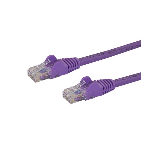 StarTech.com Cat6 Netzwerkkabel 3m RJ45 Snagless Lila