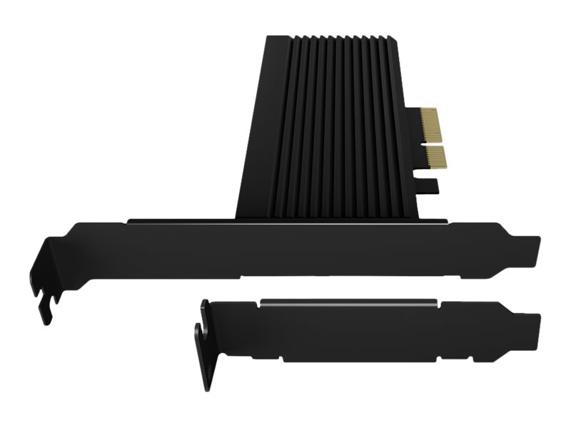 ICY BOX PCIe Erweiterungskarte mit M.2 M-Key Sockel fuer eine NVMe SSD IB-PCI208-HS Datentransferrate von bis zu 64Gbit/s ICY BOX PCIe Erweiterungskarte mit M.2 M-Key Sockel fuer eine NVMe SSD IB-PCI208-HS Datentransferrate von bis zu 64Gbit/s