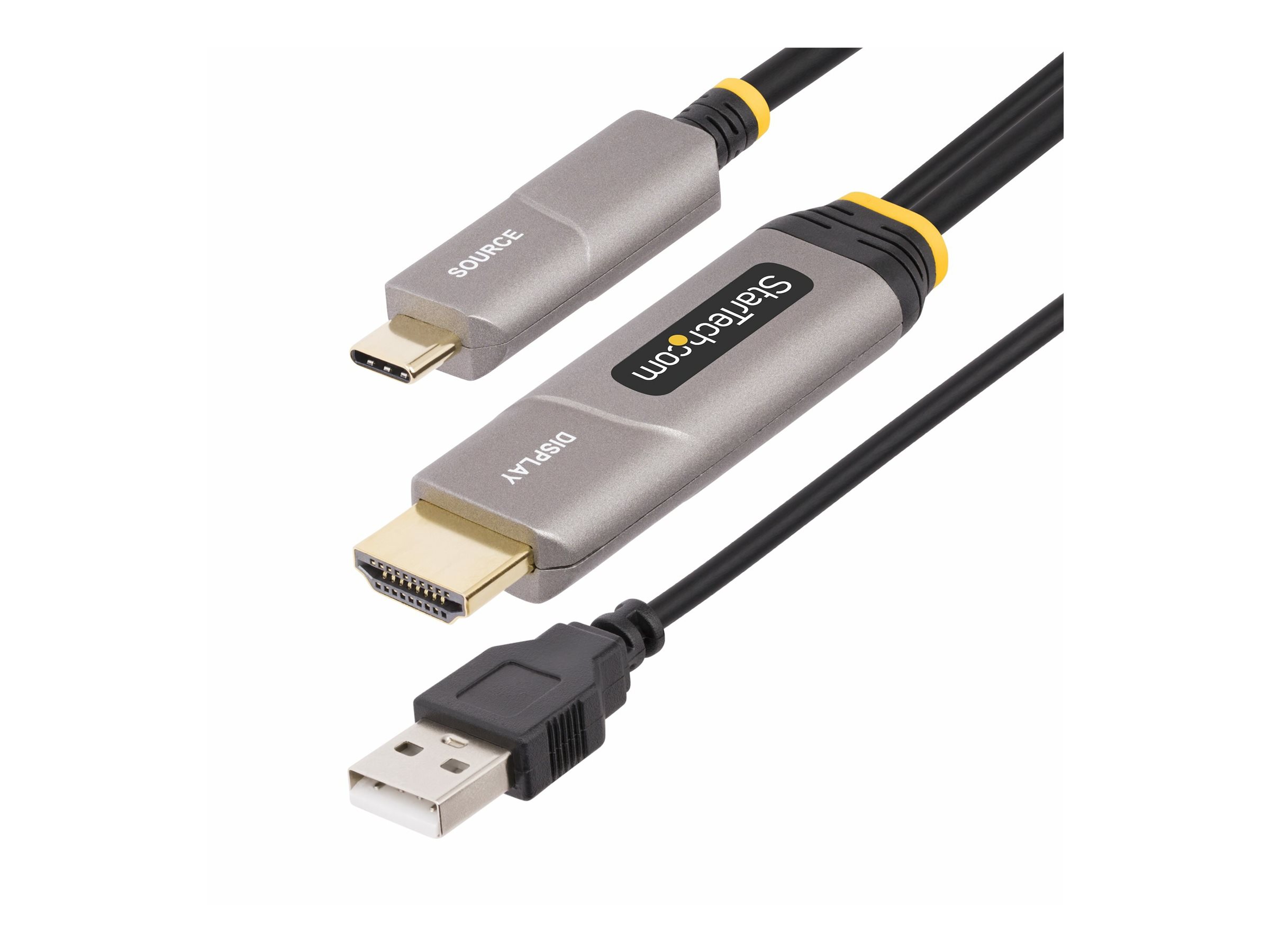 StarTech 30ft 915m USBC to HDMI 20 Active Optical Cable, 4K 60Hz HDMI cable 24pin USBC ma