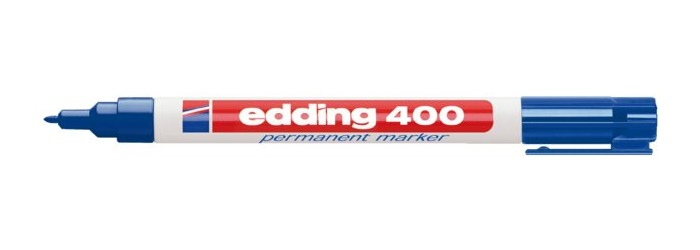 edding 400 Permanentmarker blau 1,0 mm, 10 St