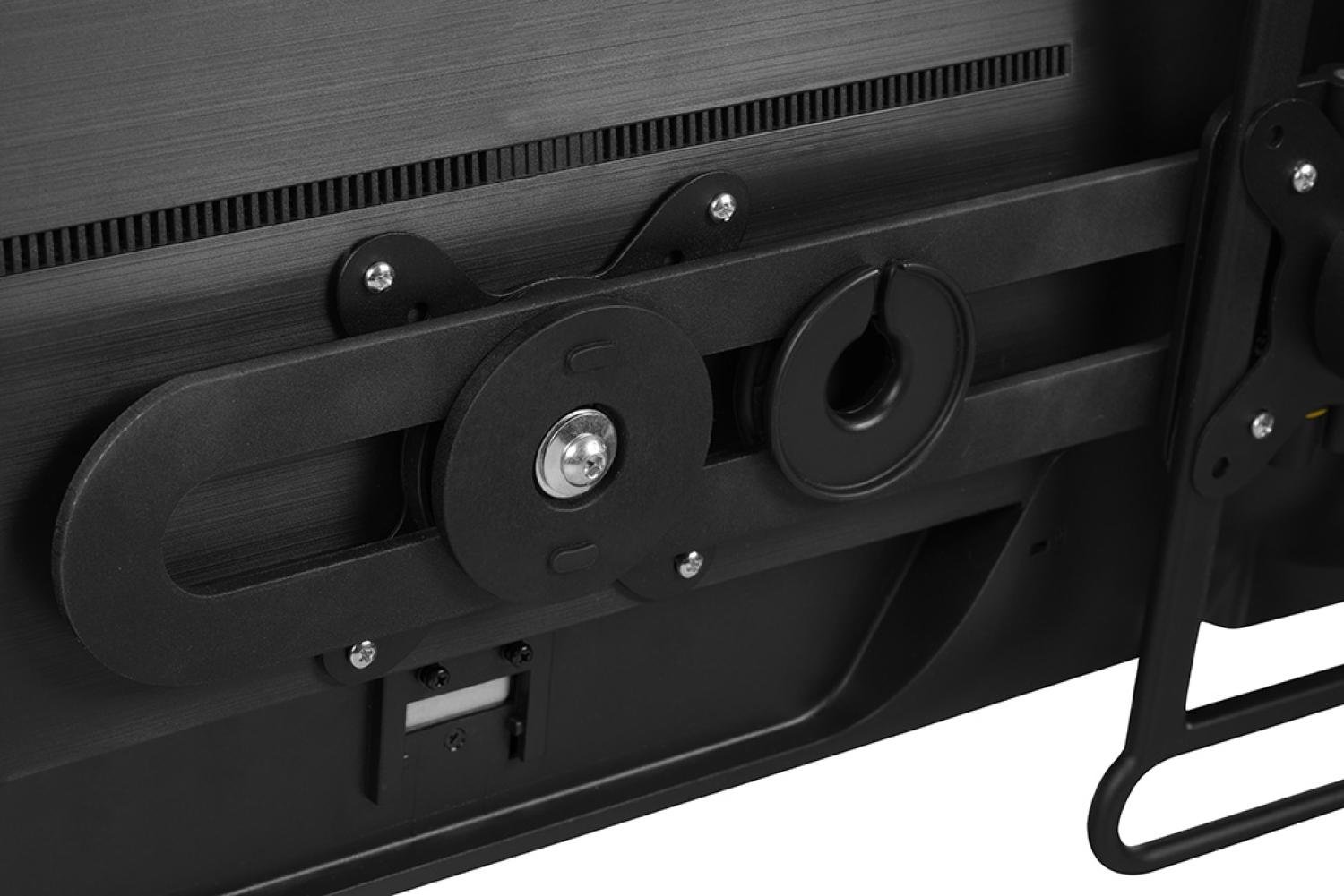 Bakker Monitorarm BE Universal Crossbar für zwei Monitore Aluminium Schwarz