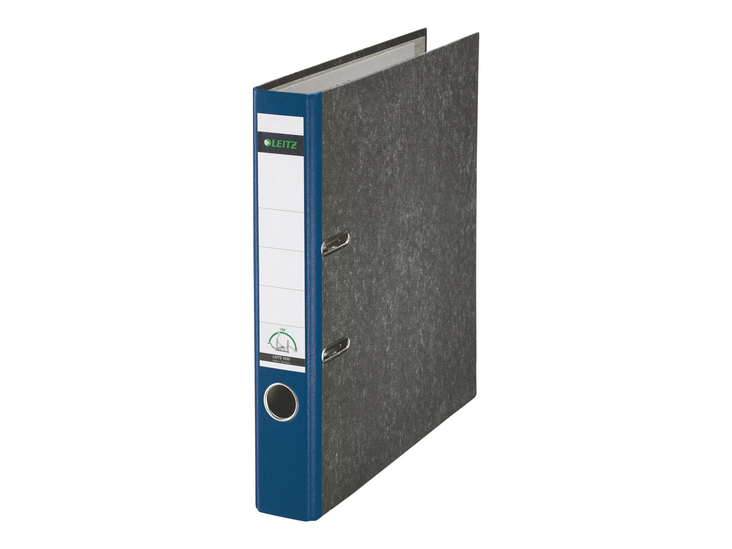 LEITZ 1050 Ordner blau marmoriert Karton 5,2 cm DIN A4 LEITZ 1050 Ordner blau marmoriert Karton 5,2 cm DIN A4