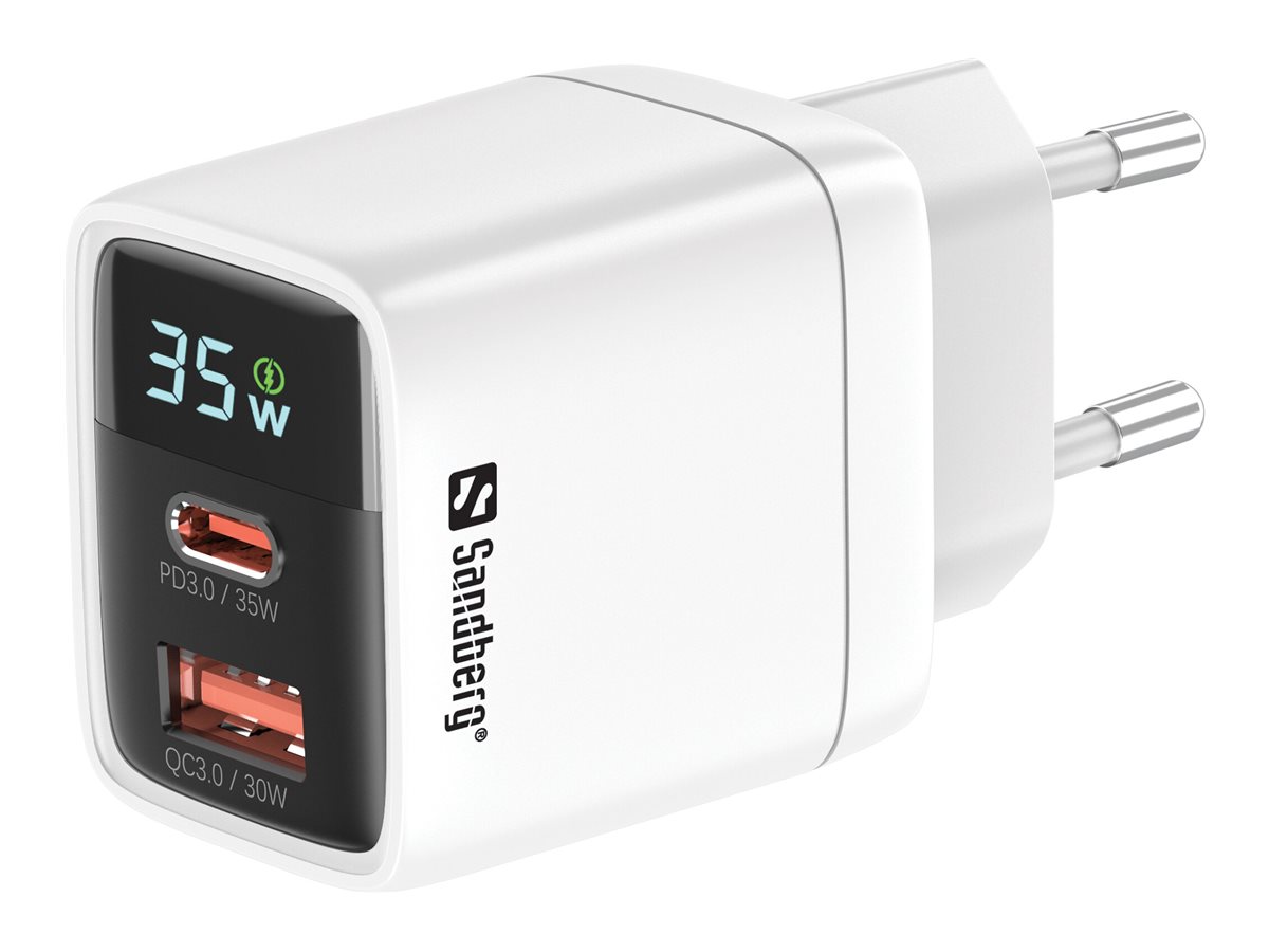 2in1 Charger 1xUSB-C 1xUSB 35W