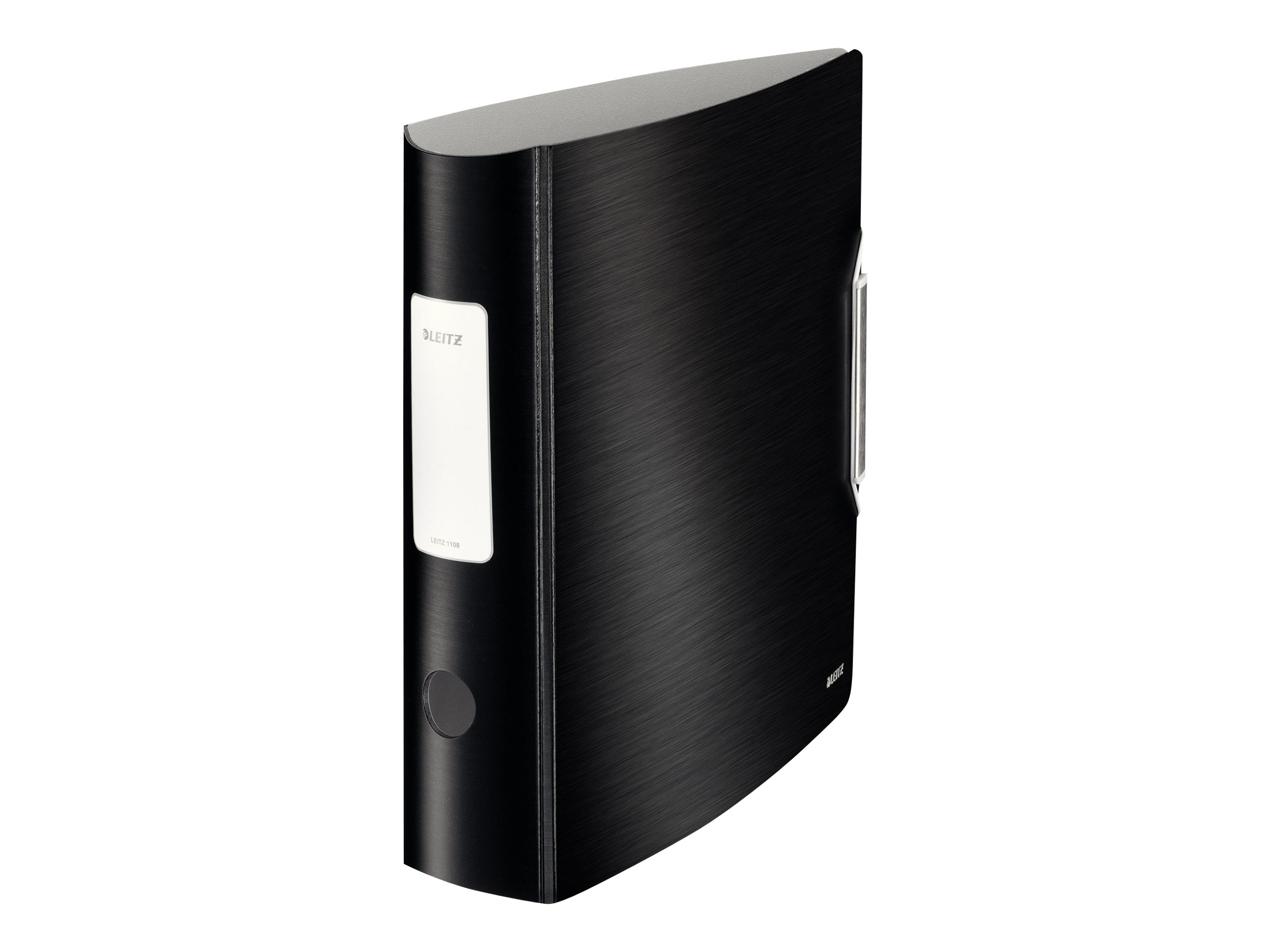 LEITZ Active Style 1108 Ordner satin schwarz Kunststoff 8,2 cm DIN A4