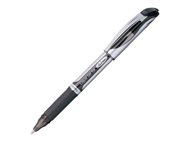Pentel EnerGel BL75 Gelschreiber silber/schwarz 0,35 mm, Schreibfarbe: schwarz, 1 St. Pentel EnerGel BL75 Gelschreiber silber/schwarz 0,35 mm, Schreibfarbe: schwarz, 1 St.