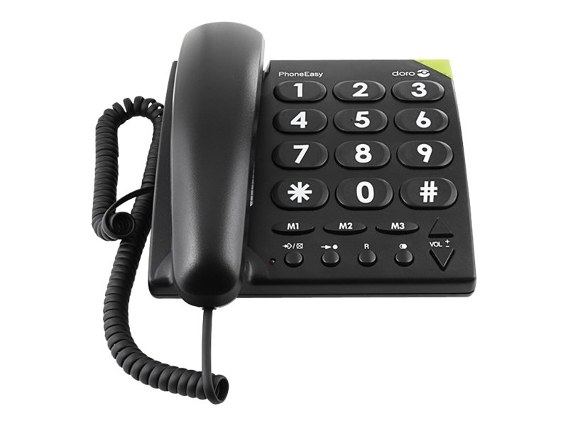 doro PhoneEasy 311c Schnurgebundenes Telefon schwarz