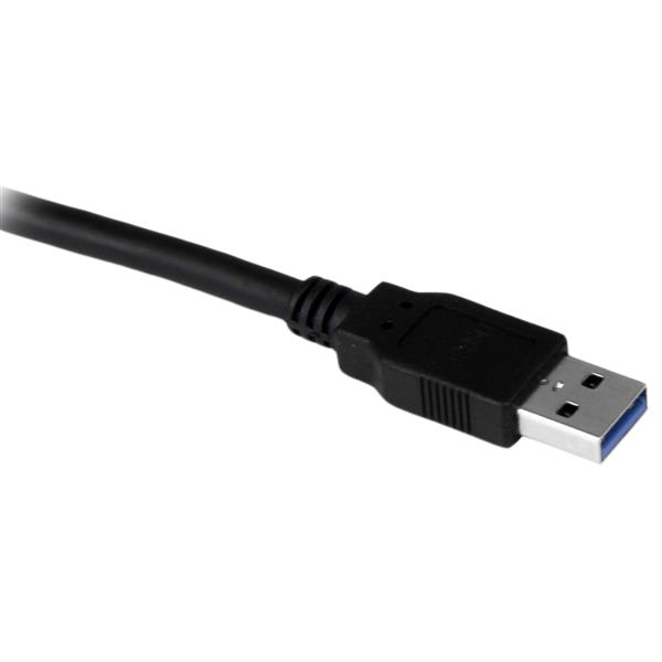 STARTECHCOM 5 ft Black Desktop SuperSpeed USB 30 Extension Cable A to A MF