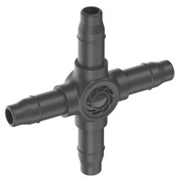 GARDENA  Anschlussstueck fuer Tropfschlauch Micro-Drip-System Kreuzstueck, 10 St.