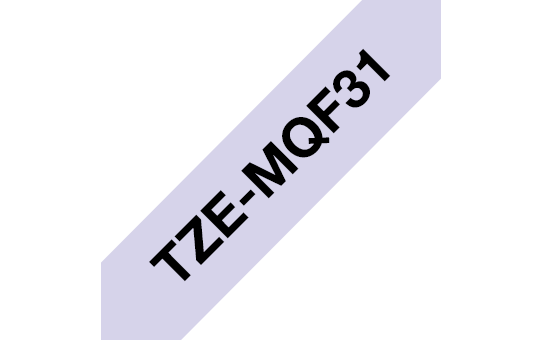 brother Schriftband TZeMQF31 TZEMQF31, 12 mm, schwarz auf lila, 1 St